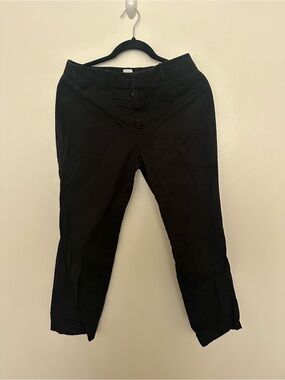 GAP Black Pants - Classic Straight Crop Fit